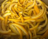 Une image de l'étape 3 de Écorces d’orange confites / orangettes.