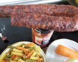 Pas rețetă Paste vegetale cu chorizo și spanac! 1 fotografie