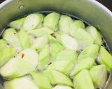 Hình bước làm 1 của món Canh mướp nấu nấm