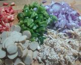 A picture of step 2 of Cheese Baked Macaroni And Vegetable.