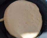 A picture of step 3 of No egg no milk pancake.