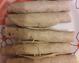 Foto del paso 2 de la receta: Tacos dorados de pierna, con tortillas de un día antes