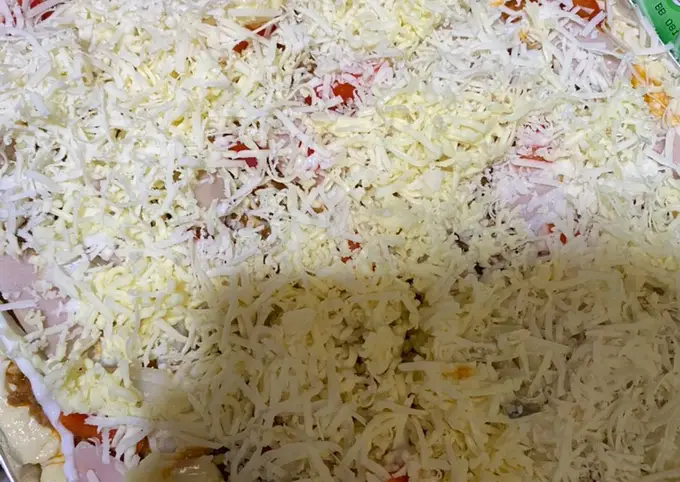 Langkah-langkah untuk membuat Resep Pizza rumahan