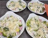 Une image de l'étape 4 de °Gratin de brocolis emmental et jambon°.