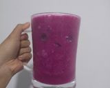 Gambar langkah 3 resipi Pink Tropika.