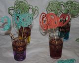 A picture of step 17 of Chocolate lace lollipops.
