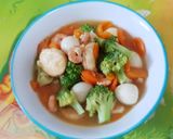Foto langkah ke 5 dari resep Capcay Tofu.