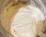 A picture of step 10 of Air light fluffy chiffon cake using waterbath baking method.