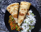 A picture of step 7 of Soft layered chapatis.