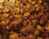 A picture of step 5 of گوبھی گوشت 😋😋.