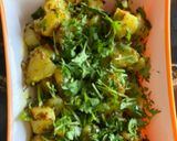 A picture of step 5 of Jeera Aloo.