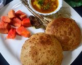 मसाला पूरी (masala poori recipe in Hindi) रेसिपी चरण 7 फोटो