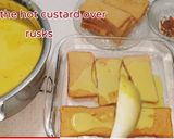 A picture of step 3 of Hot rusk pudding.