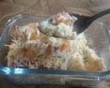 Foto langkah ke 5 dari resep Cheese Baked Rice Sederhana.