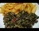 A picture of step 5 of Spinach Mix.