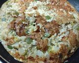 Foto del paso 6 de la receta: Tortilla de quinoa, zapallitos y brócoli