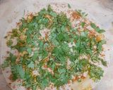 A picture of step 2 of Coriander lachcha Paratha.