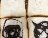 A picture of step 1 of Chocolate Sandwich.