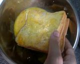 รูปขั้นตอนการทำที่ 6 ของ แซนด์วิชแฮมชีสมอนตี คริสโต (Monte Cristo Sandwich)