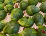 A picture of step 2 of Roasted Brussels Sprouts.