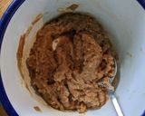 A picture of step 5 of Marmalade dark chocolate brownies - for Father's day.
