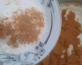 A picture of step 4 of Persian Bereshtook (Chickpea Flour Sweet) with Chocolate.