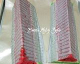 Foto langkah ke 6 dari resep Bolu Kukus Semangka.