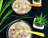Hình bước làm 4 của món Chè Đậu Đỏ Khoai Lang Viên Nấu Nước Cốt Dừa