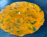 A picture of step 6 of Methi na thepla- 2 methods.
