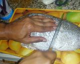 A picture of step 1 of Restaurant style grilled fish with special masala.