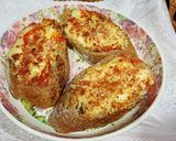 Hình bước làm 3 của món Bánh mì nướng sốt mayonnaise