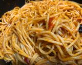 Hình bước làm 1 của món Spaghetti Sốt Pesto Cay và Ức Gà Áp Chảo