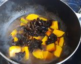 [醬炒南瓜素肉片]的食譜步驟5照片