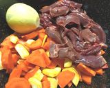 Laskagombás pulykaszív leves🍲 recept fázis 1 fotója