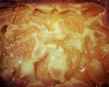 A picture of step 4 of Shortcut Peach Cobbler.