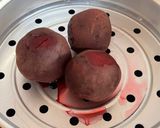 A picture of step 1 of Eggless Beetroot Muffins – Naturally Pink, Wholesome & Nutty.