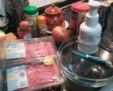 Foto del paso 1 de la receta: Albóndigas pavo/pollo diet (avena)
