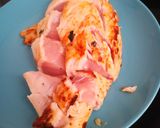 Foto del paso 6 de la receta: Pechuga rellena de espinacas y gorgonzola en cama de papas
