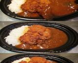 A picture of step 2 of Katsu Curry with Onion Dressing and UmaDore.