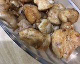 A picture of step 2 of Chicken Alfredo Pasta.