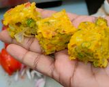 A picture of step 7 of Dry Gatte Ki Sabzi.