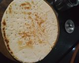 A picture of step 2 of Veg cheese pizza.