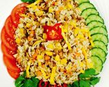 Hình bước làm 7 của món Cơm chiên thập cẩm
