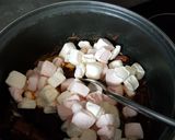 Une image de l'étape 1 de Choco-guimauves croustillantes.