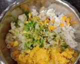 A picture of step 1 of Poha rolls.