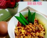 Foto langkah ke 3 dari resep Orak arik Pedas terasi.