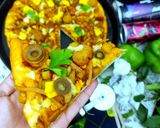عکس مرحله 1 از دستور پیتزا با تاپینگ گوشت و سوسیس با خمیر فوری ۱۰ دقیقه ای solmaz