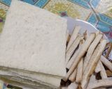 Foto langkah ke 1 dari resep Puding roti rainbow.