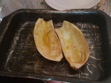 Berenjena rellena sin carne