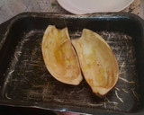 Foto del paso 1 de la receta: Berenjena rellena sin carne